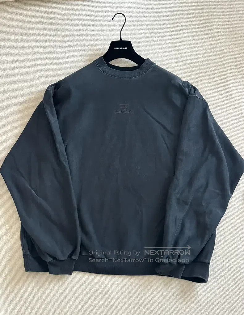 Balenciaga Balenciaga Distressed black embroidered Sport B hoodie Size US M / EU 48-50 / 2 - 1 Thumbnail