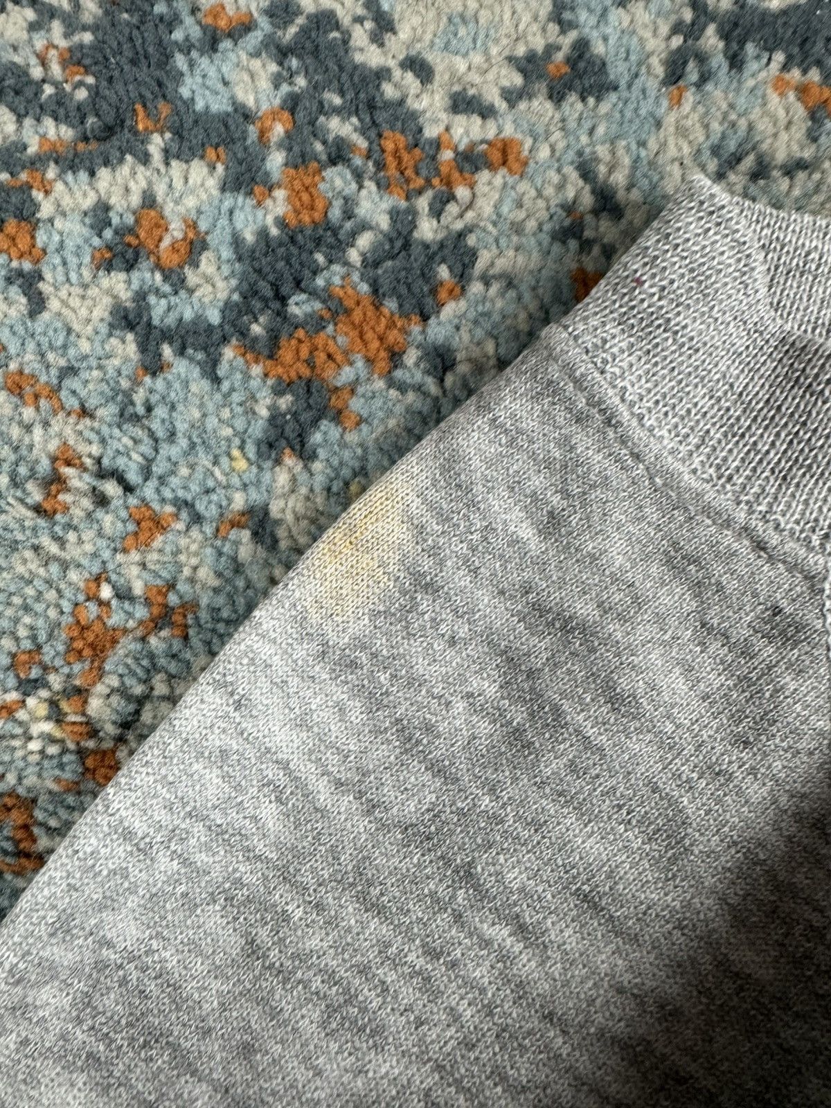 Hanes × Vintage Vintage 90s Hanes logo spellout heather grey boxy sweatshirt Size US L / EU 52-54 / 3 - 7 Thumbnail