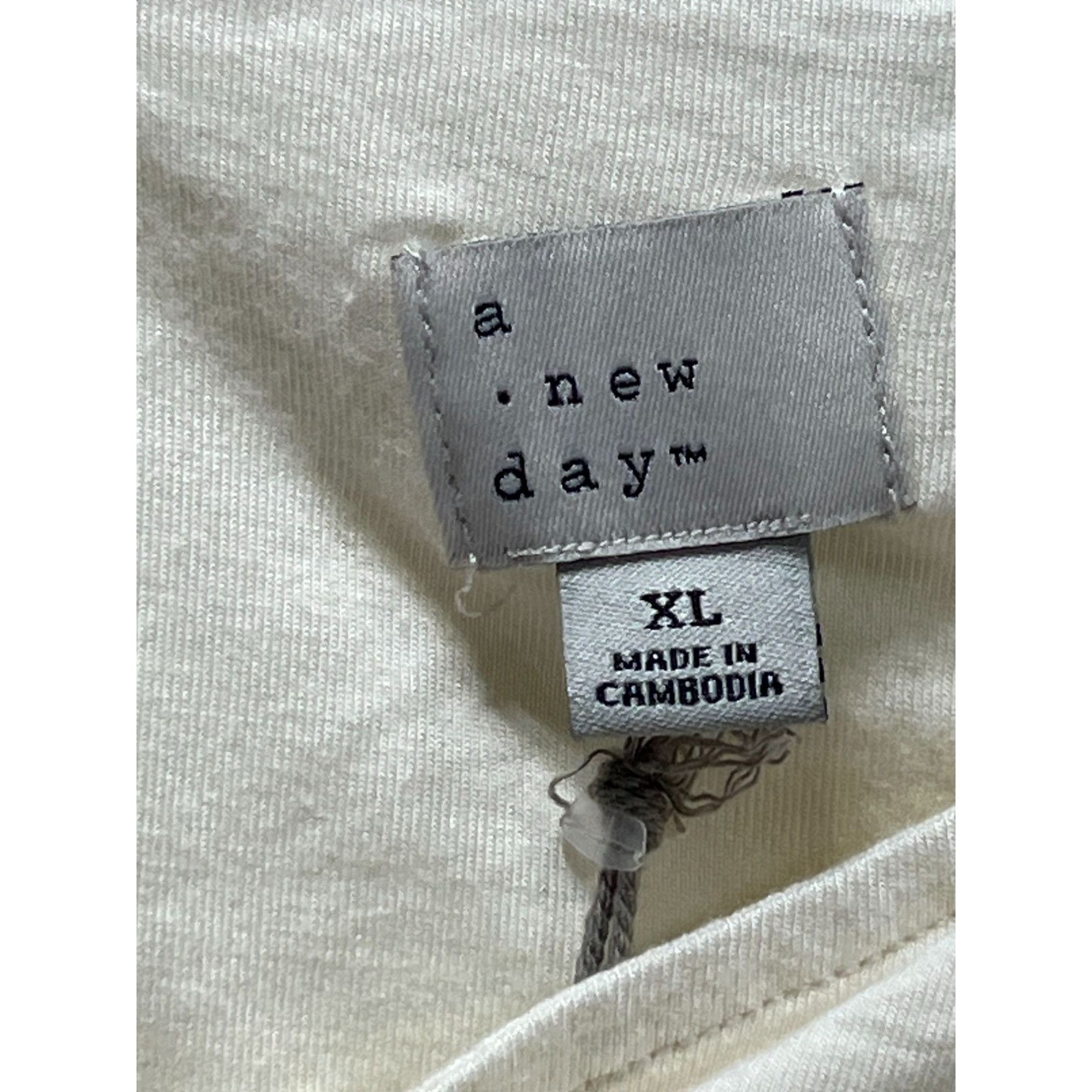 Other A New Day - Women's Dress Ruched Knit Mini One Shoulder Stre Size XL / US 12-14 / IT 48-50 - 11 Thumbnail