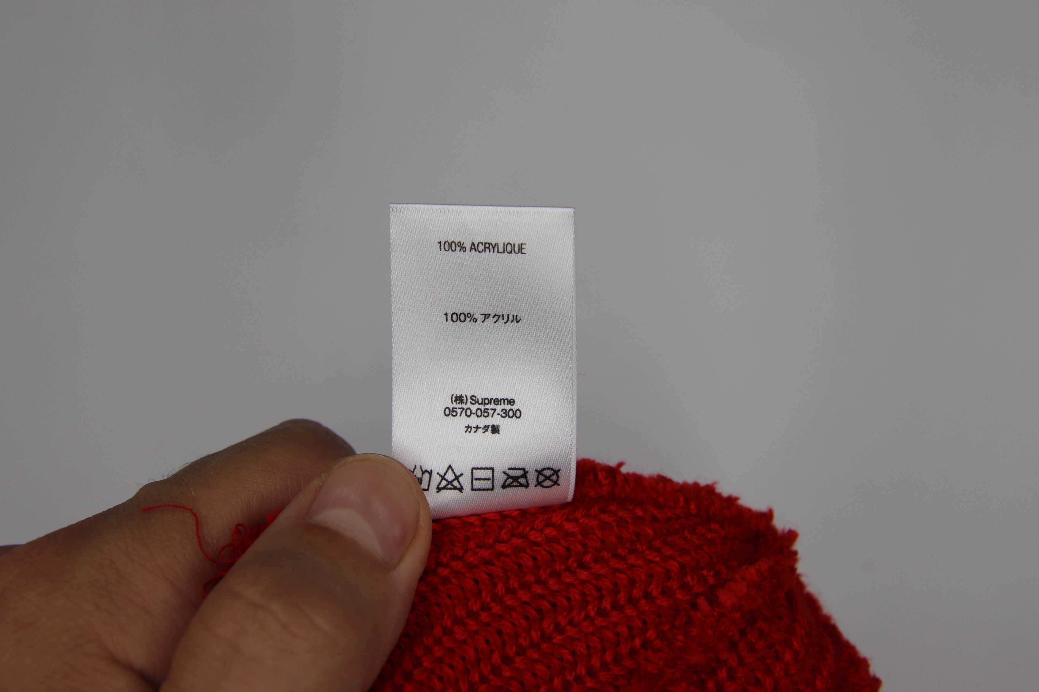 Supreme Supreme Gonz Logo Beanie Red Size ONE SIZE - 4 Thumbnail
