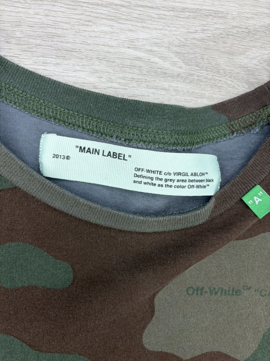 Off-White Off White Oversized Diag Stencil Tee Camo Size US M / EU 48-50 / 2 - 3 Thumbnail