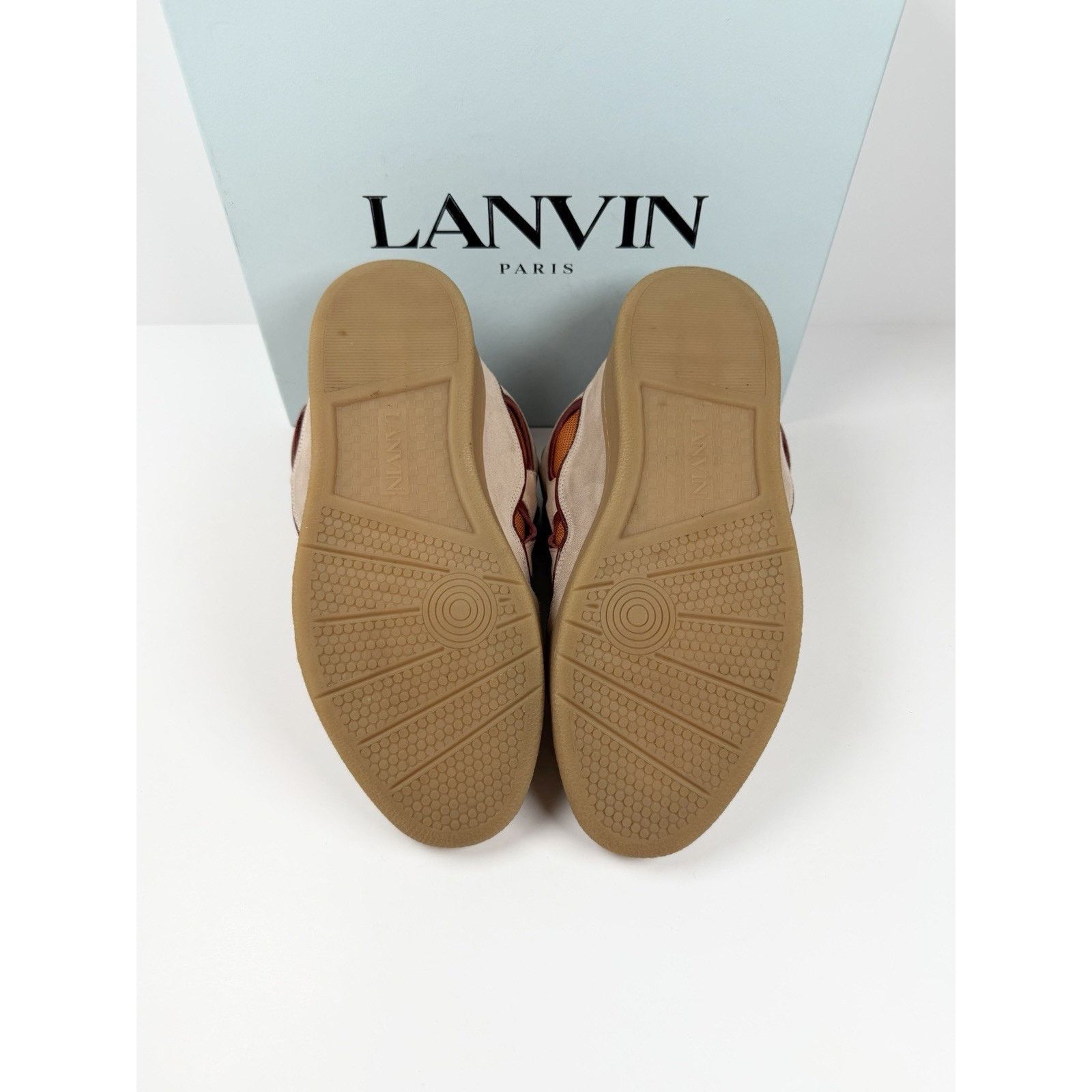 Lanvin Size 46EU/13US - Lanvin Curb Pink Mango Sneakers Size US 13 / EU 46 - 7 Thumbnail