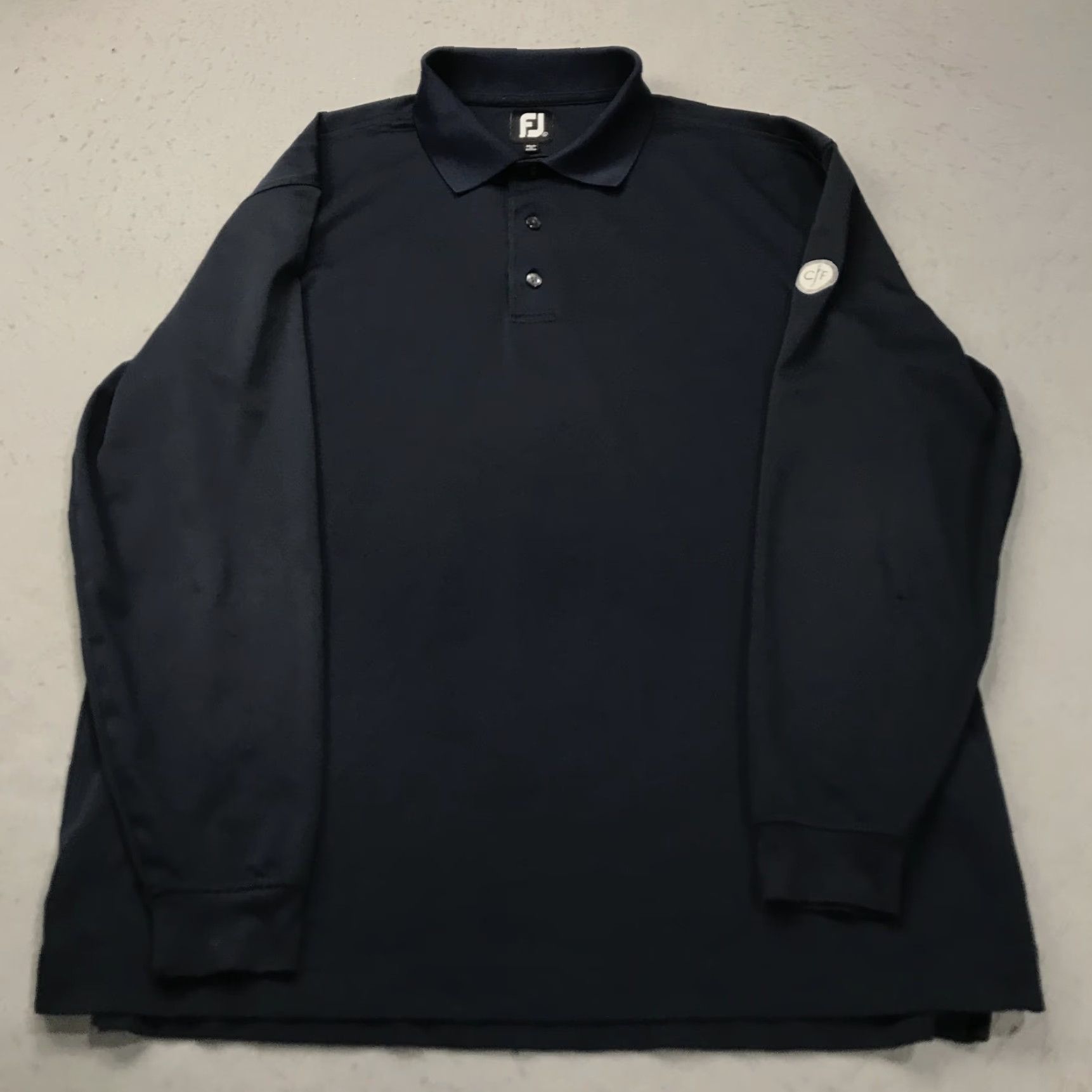 Footjoy FootJoy Polo Shirt Mens Large Blue Solid Golf Shirt Comfortable Stretch Size US L / EU 52-54 / 3 - 2 Thumbnail
