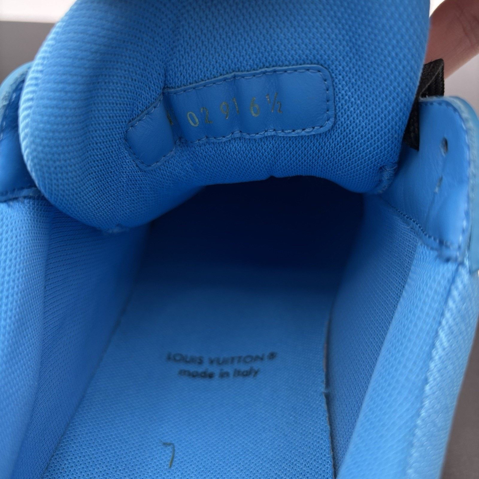 Louis Vuitton Louis Vuitton Virgil Abloh Trainer 'Blue Black' | Worn 1-3x Size US 8 / EU 41 - 20 Thumbnail