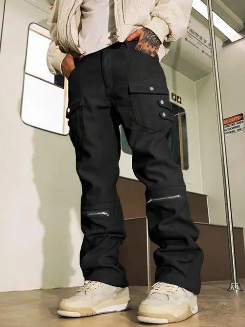 Japanese Brand Cargo Pants Multi Pocket Gorpcore skinny Size US 32 / EU 48 - 1 Thumbnail