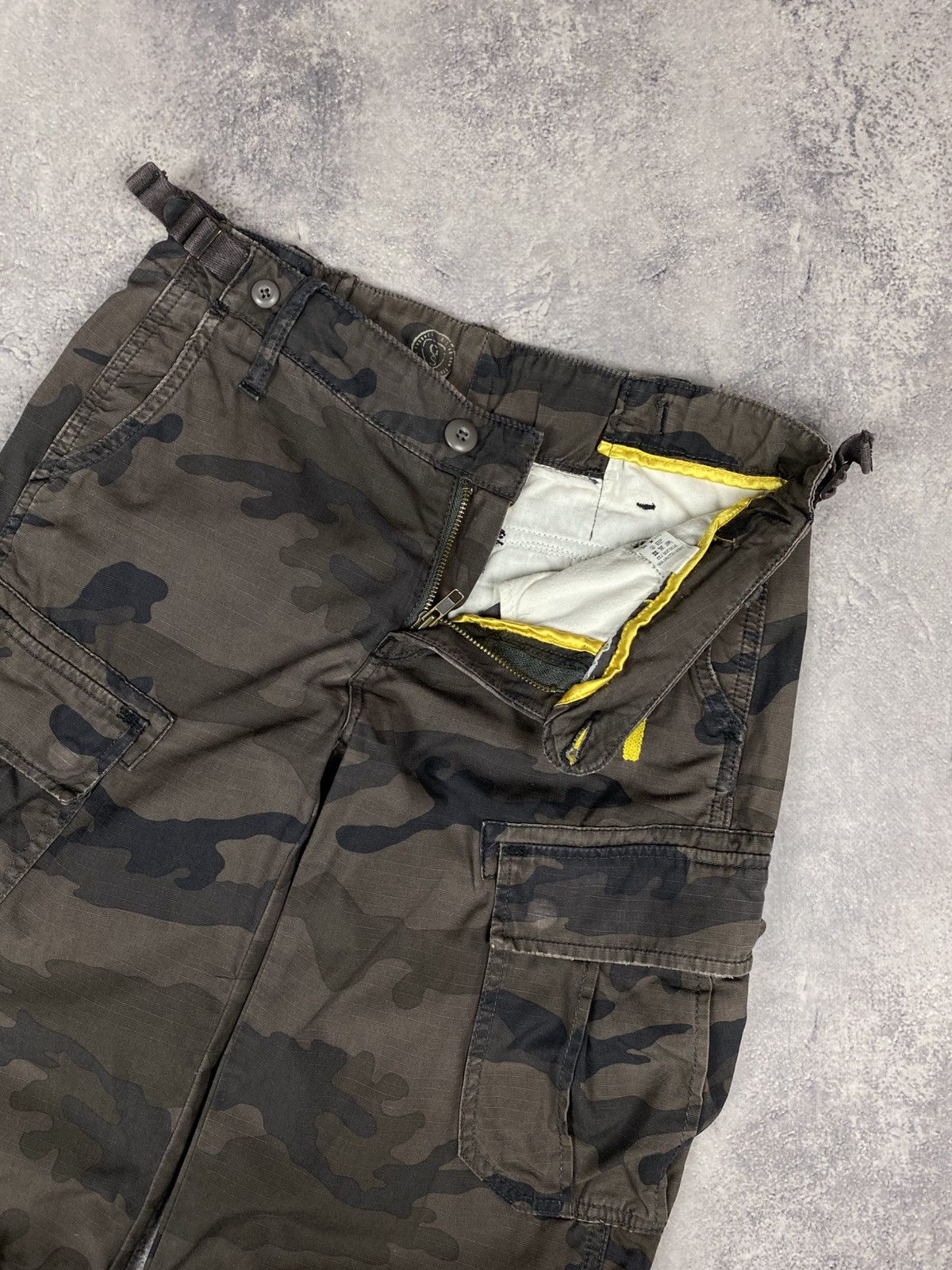 G-Star G Star Raw Danbury Field Cargo Pants Camo Army Bootcut Size 28" / US 6 / IT 42 - 10 Thumbnail