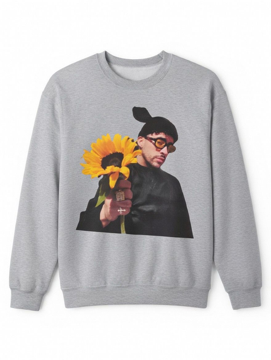 Gildan Bad Bunny Sunflower Size US L / EU 52-54 / 3 - 1 Thumbnail