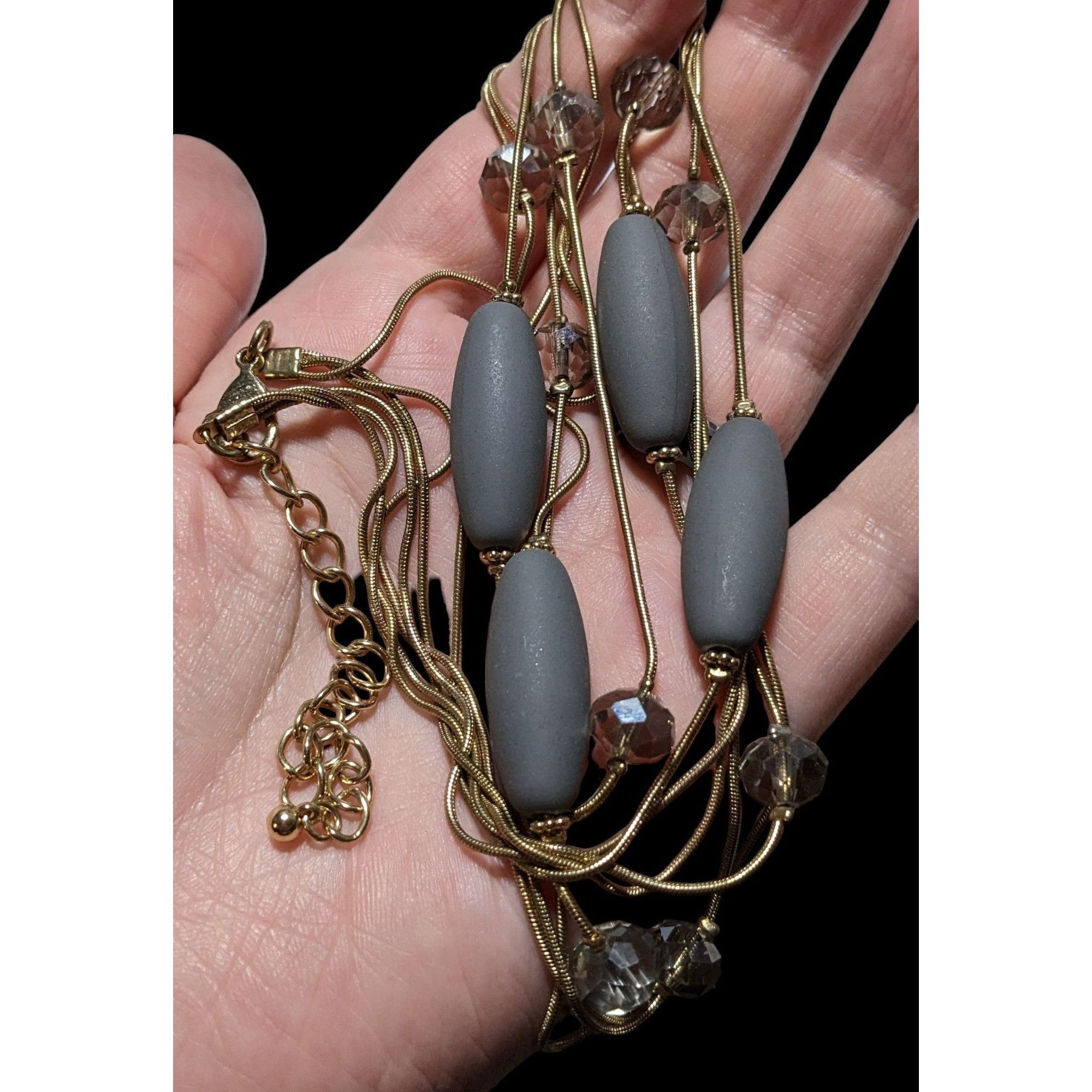 Other Elegant Silicone Gold Glam Beaded Neckalce Size ONE SIZE - 5 Thumbnail