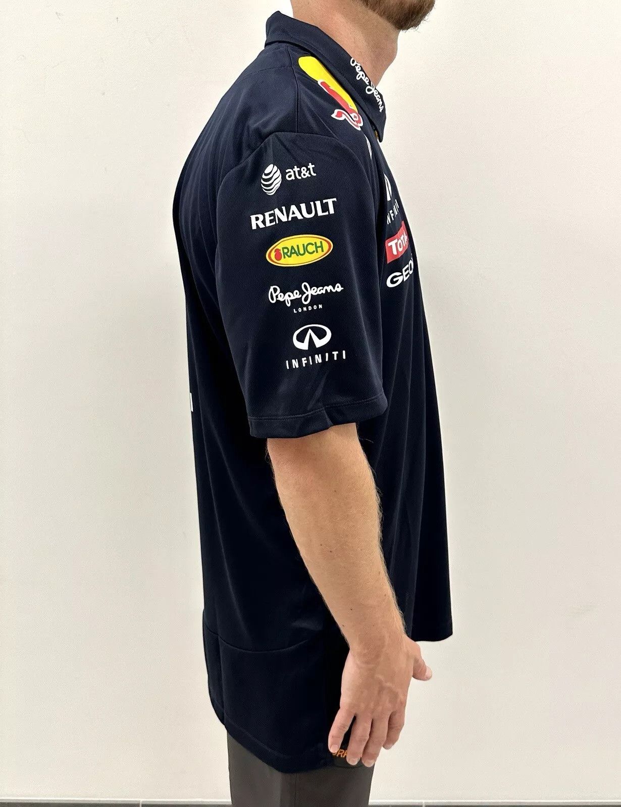 Pepe Jeans Red Bull Racing T-Shirt Jersey Mens Formula 1 F1 Sponsor Size US XXL / EU 58 / 5 - 6 Thumbnail