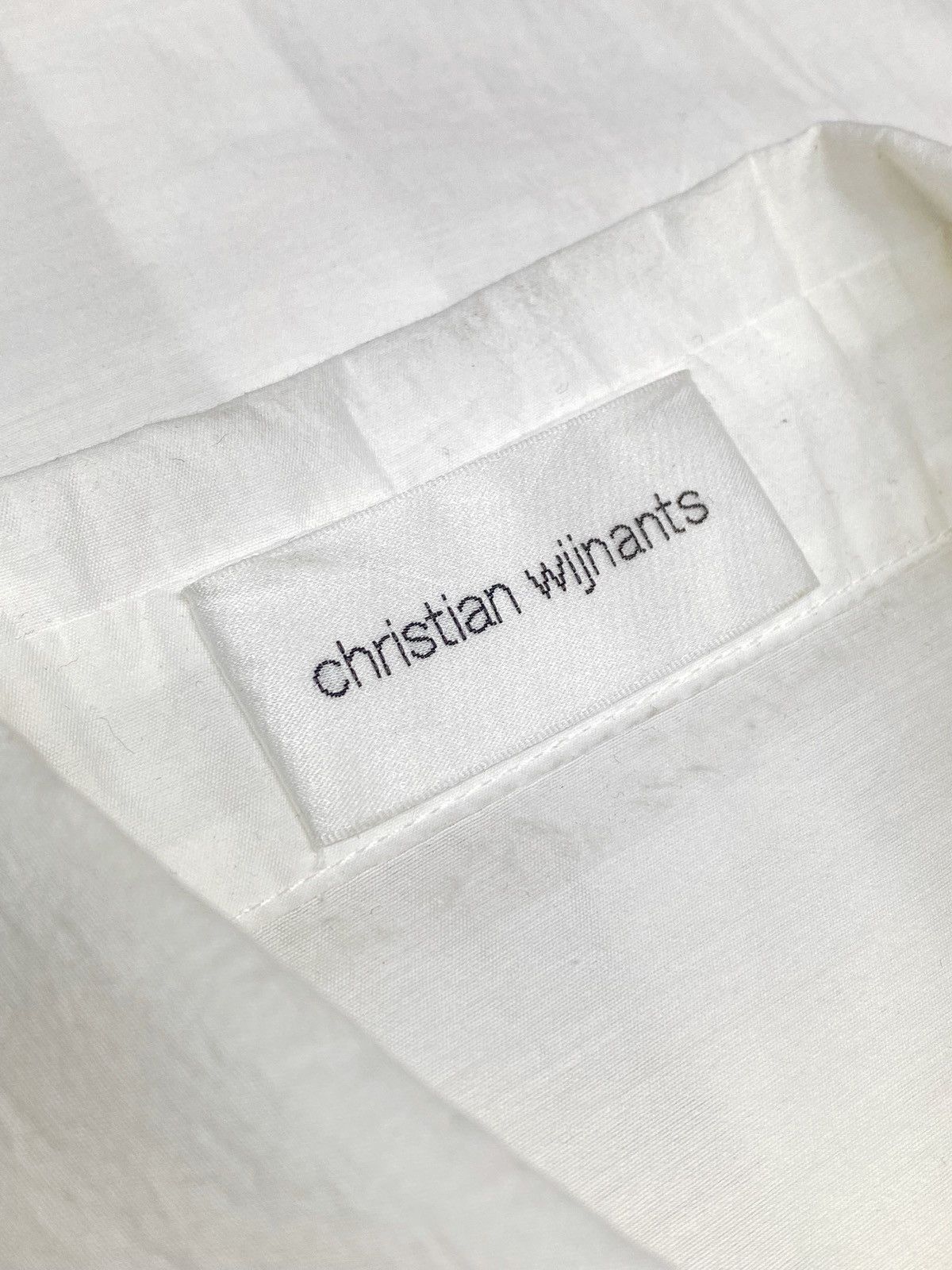 Christian Wijnants RRP 500$ Christian Wijnants Lightweight Boxy Cropped Shirt Size XS / US 0-2 / IT 36-38 - 4 Thumbnail