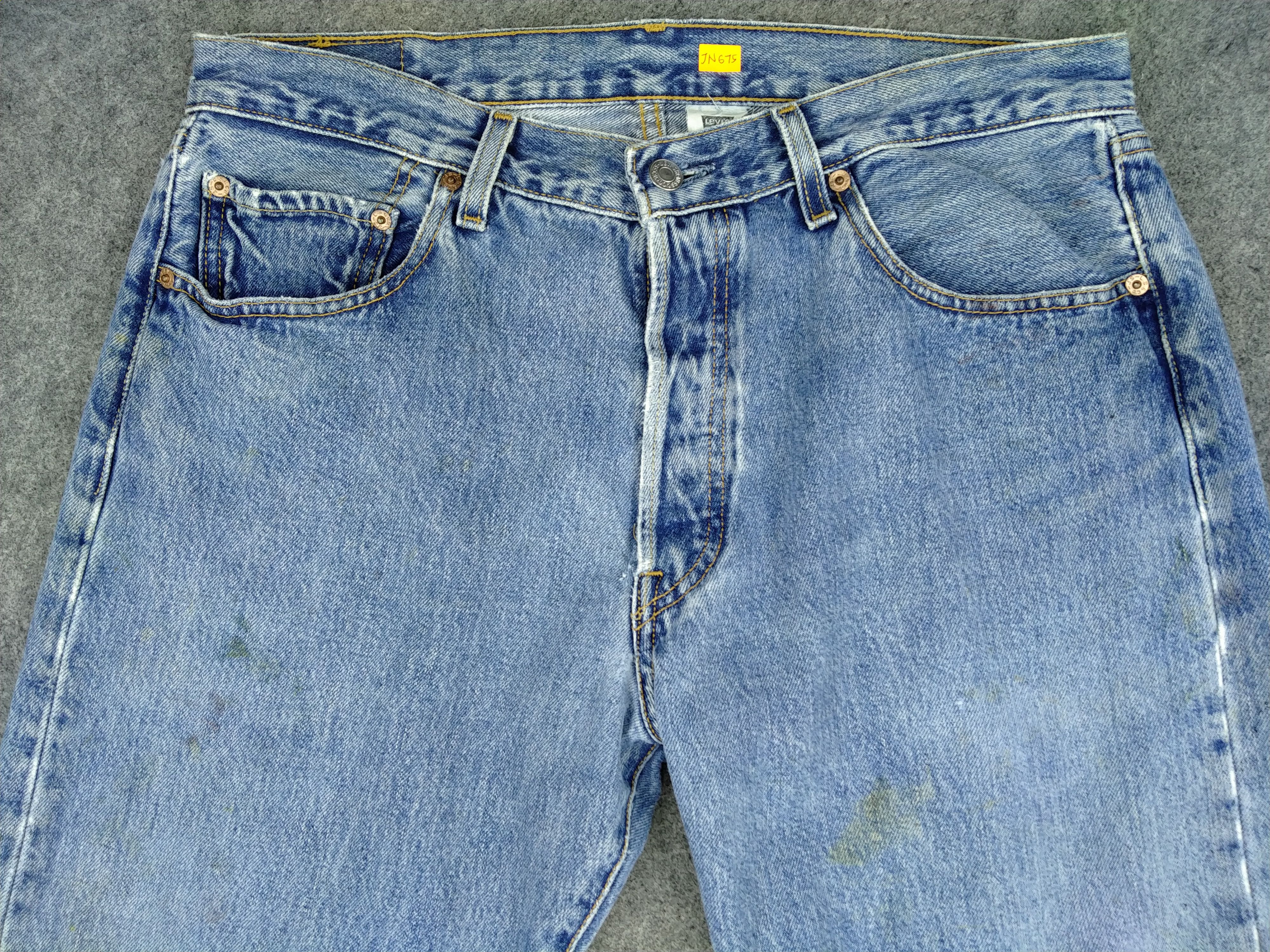 Japanese Brand 90s Light Wash Vintage Levi's 501xx Denim 34 x 29.5 -JN675 Size US 34 / EU 50 - 3 Thumbnail