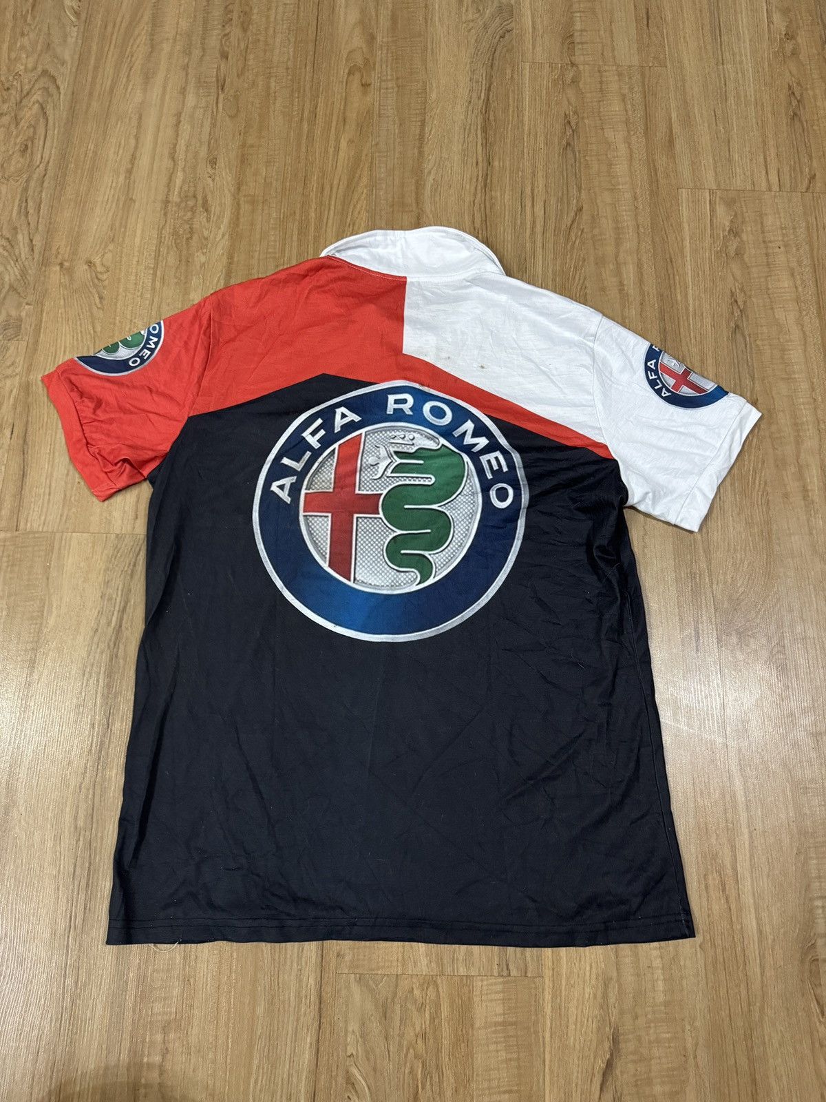 Other ALFA ROMEO polo shirt Size US L / EU 52-54 / 3 - 3 Thumbnail