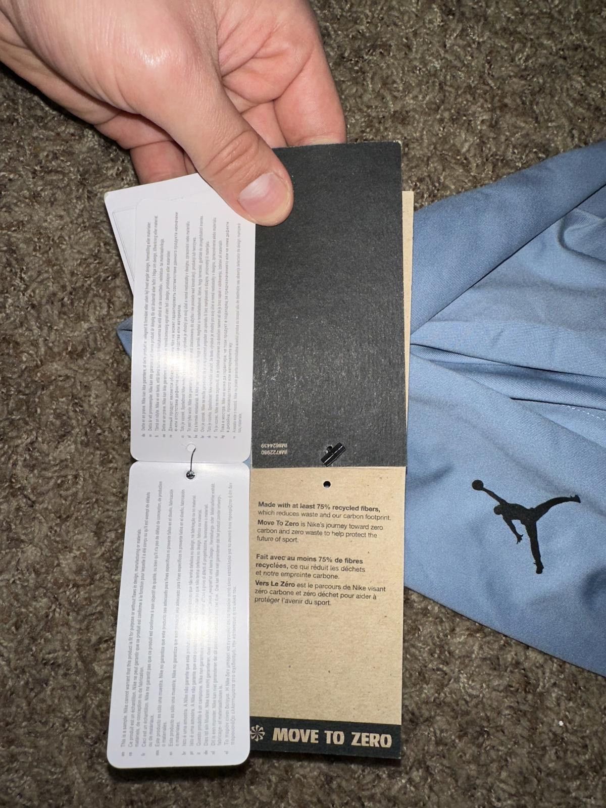 Designer Air Jordan Men’s Dri-FIT Sport Golf Mock Neck Polo Shirt Sample Size US S / EU 44-46 / 1 - 11 Thumbnail