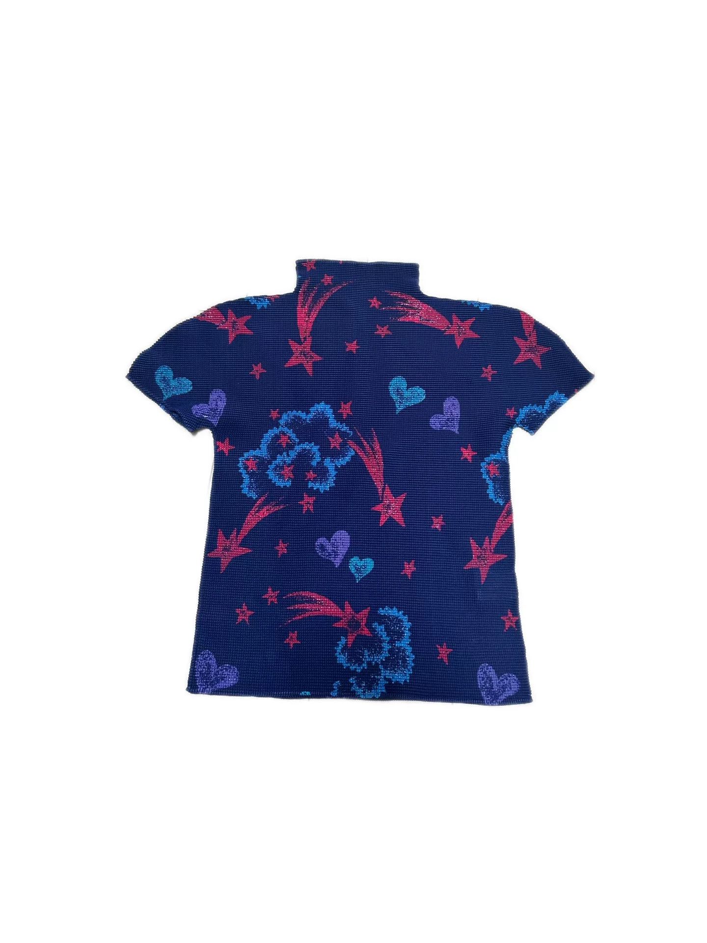 Pleats Please Issey Miyake Issey Miyake Me Star Floral Heart Pleated Top Size M / US 6-8 / IT 42-44 - 1 Thumbnail