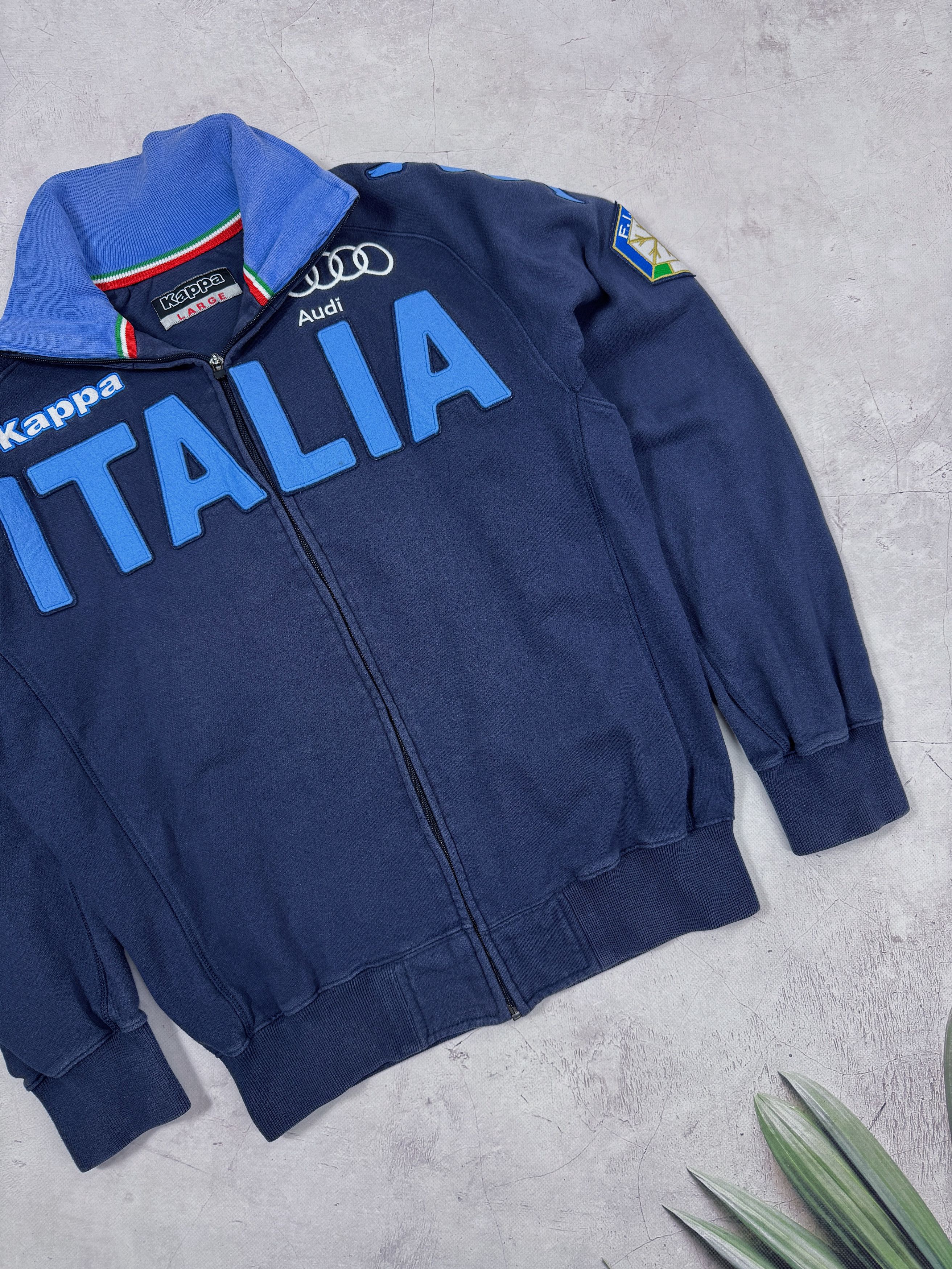 Kappa F.I.S.I. Italy Olympic Ski Team Track Jacket by Kappa Size US L / EU 52-54 / 3 - 5 Thumbnail