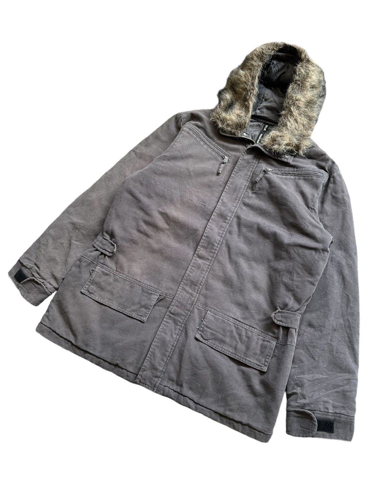 RIPVANWINKLE 2000s THX Co. Thank God parka heavy jacket Size US L / EU 52-54 / 3 - 4 Thumbnail
