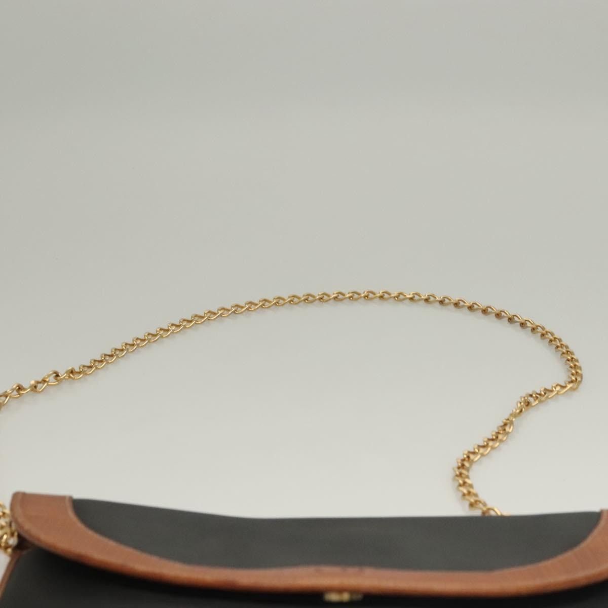 Dior DIOR Chain Shoulder Bag Leather Black Gold Size ONE SIZE - 8 Thumbnail