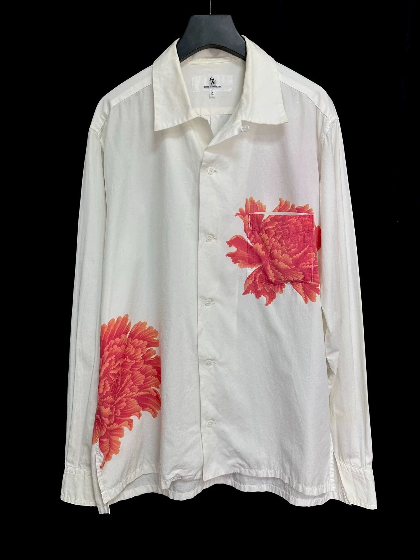 Yohji Yamamoto Yohji Yamamoto 05AW Yuzen-dyed Peony Shirt Size US XL / EU 56 / 4 - 1 Thumbnail