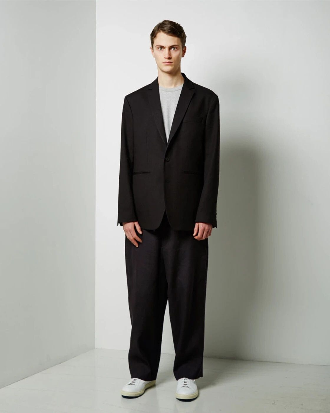 Acne Studios ACNE STUDIOS ZOOTY BLACK LINEN SUIT SIZE 50 Size 50L - 1 Thumbnail