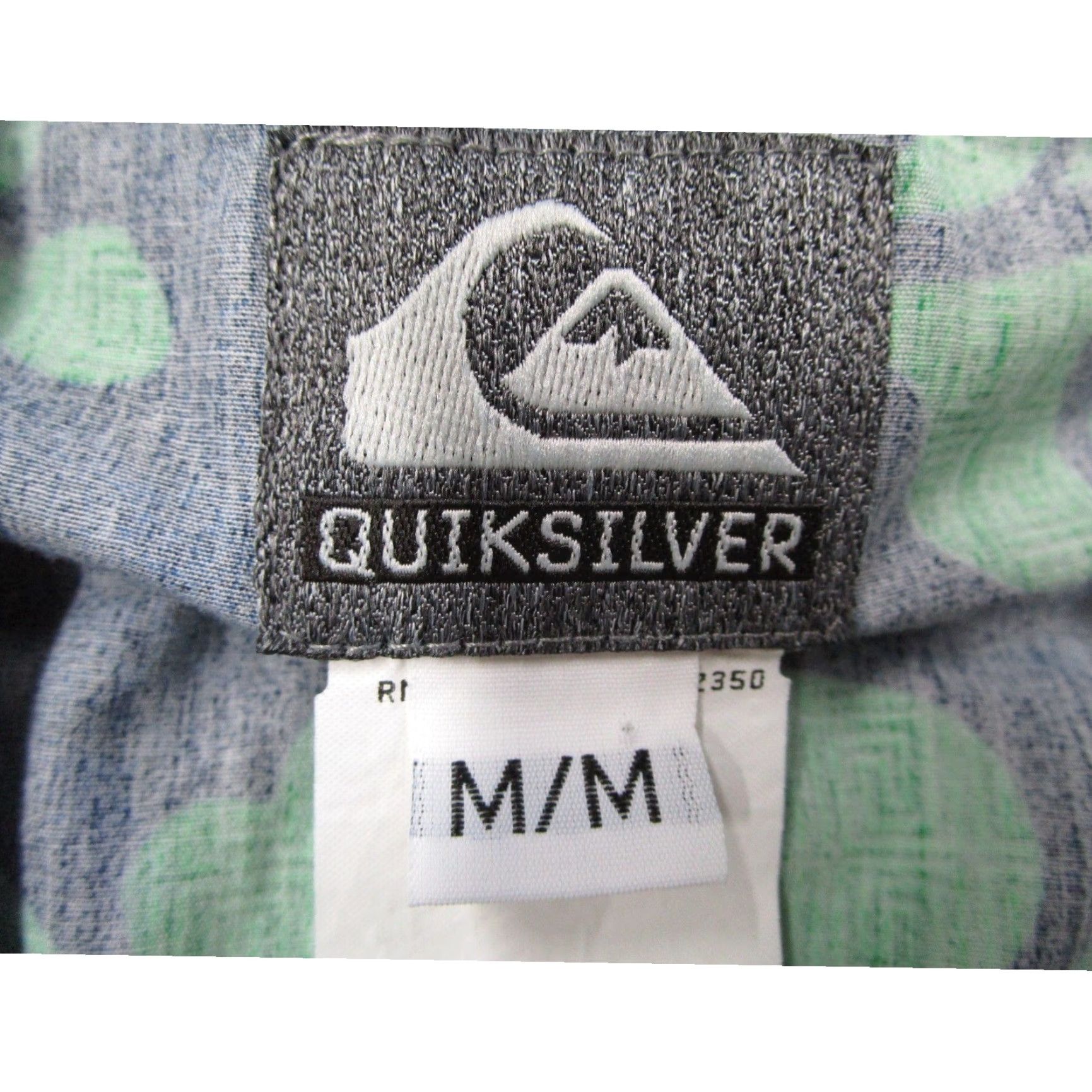 Quiksilver VINTAGE Quiksilver Floral Button-Down Shirt Navy Blue Green Short Sleeve Mens M Casual Travel 90s Camp Collar Pocket Blue Mens Size US M / EU 48-50 / 2 - 3 Thumbnail