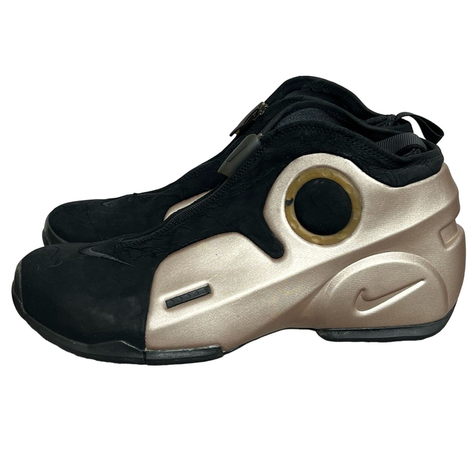 Nike Nike Air Flightposite 2010 KG Metallic Zinc/Black Men’s RARE Size US 10.5 / EU 43-44 - 1 Thumbnail