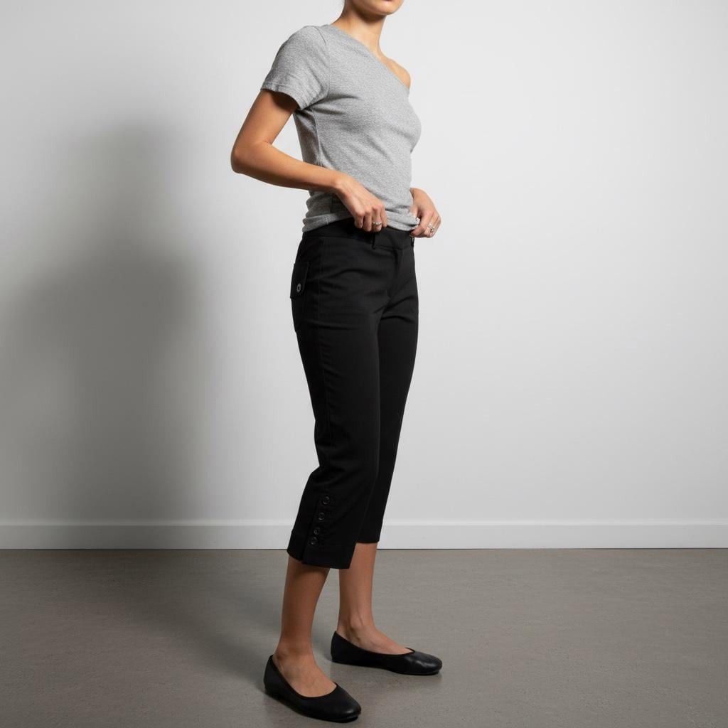 Cop Copine The Cop Copine Slacks Capris Size 27" / US 4 / IT 40 - 4 Thumbnail
