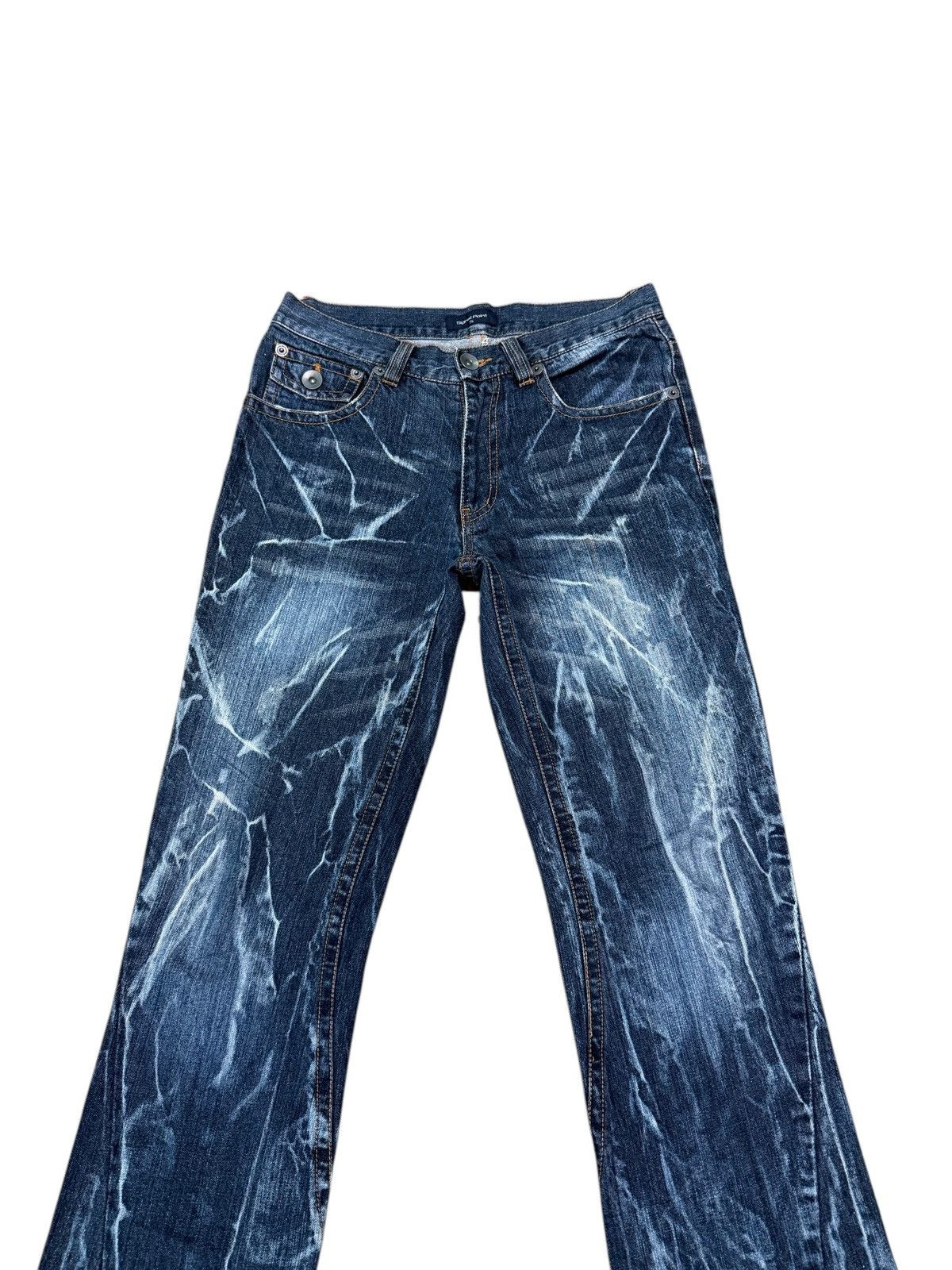Japanese Brand JAPANESE BRAND SIGNAL POINT FLARE JEANS Size US 31 - 3 Thumbnail