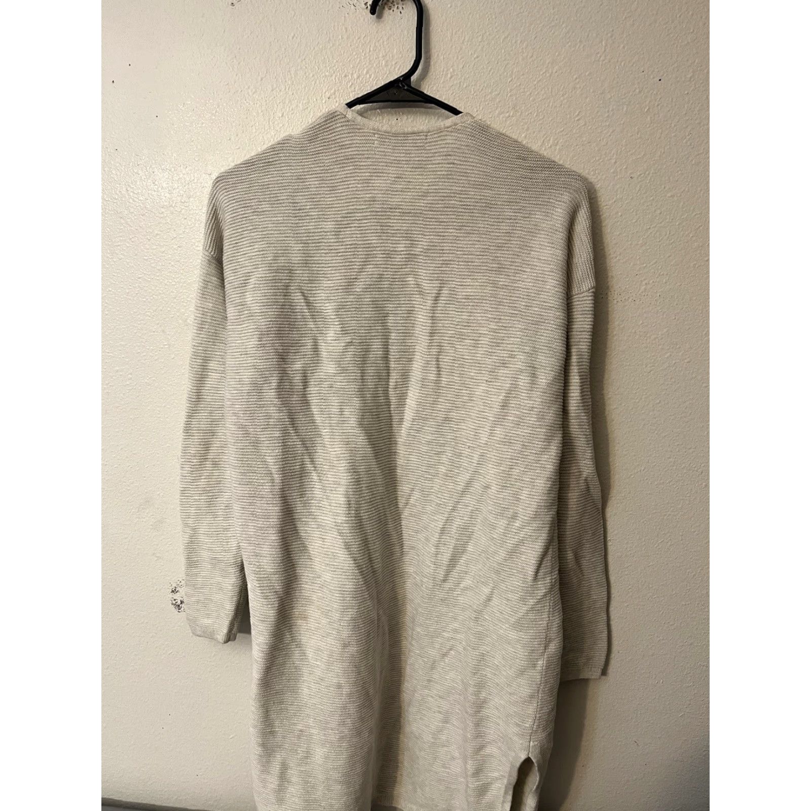 Banana Republic VINTAGE Banana Republic Women's Cardigan Sweater Knit Long Sleeve Gray Ribbed Casual Fall Spring M Size M / US 6-8 / IT 42-44 - 2 Thumbnail