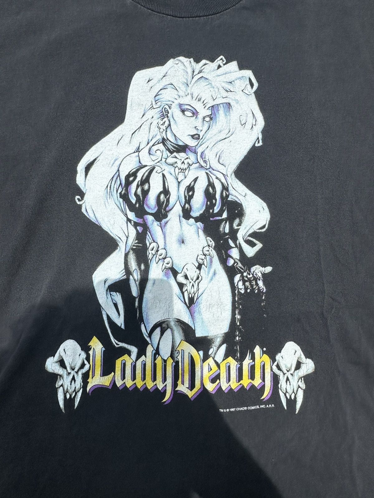 Vintage 1997 Marvel Lady Death Vintage Size US XL / EU 56 / 4 - 2 Thumbnail