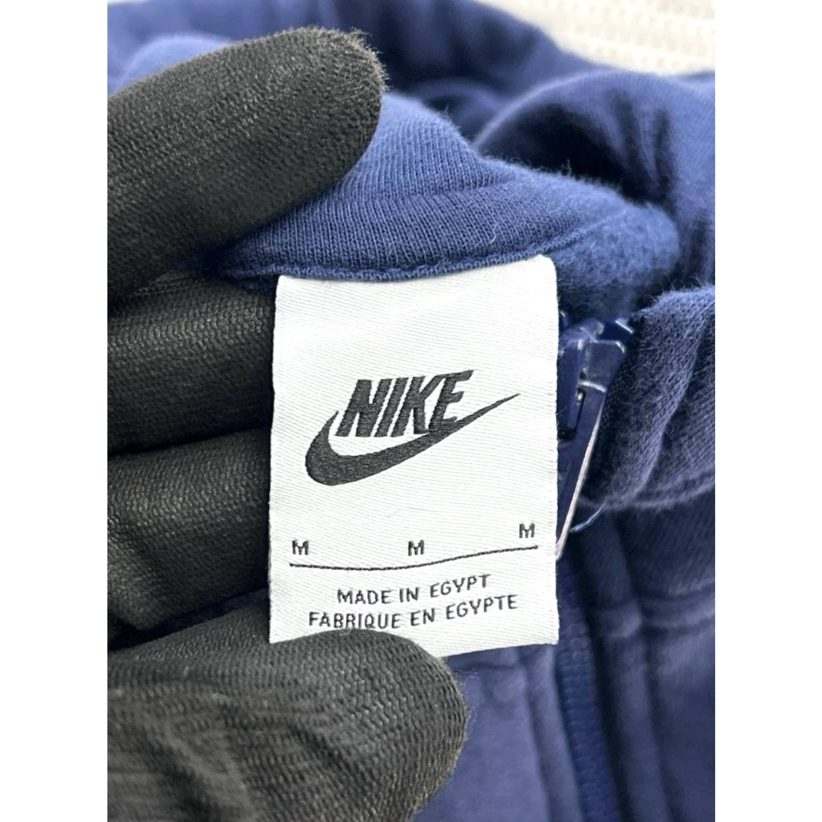 Nike Nike Hoodie Mens Medium Blue Cotton Blend Full Zip Crew Neck Sportswear Fleece Hooded GYM & Training Winter Fall Spring Regular Color Blue Mens Size US M / EU 48-50 / 2 - 3 Thumbnail