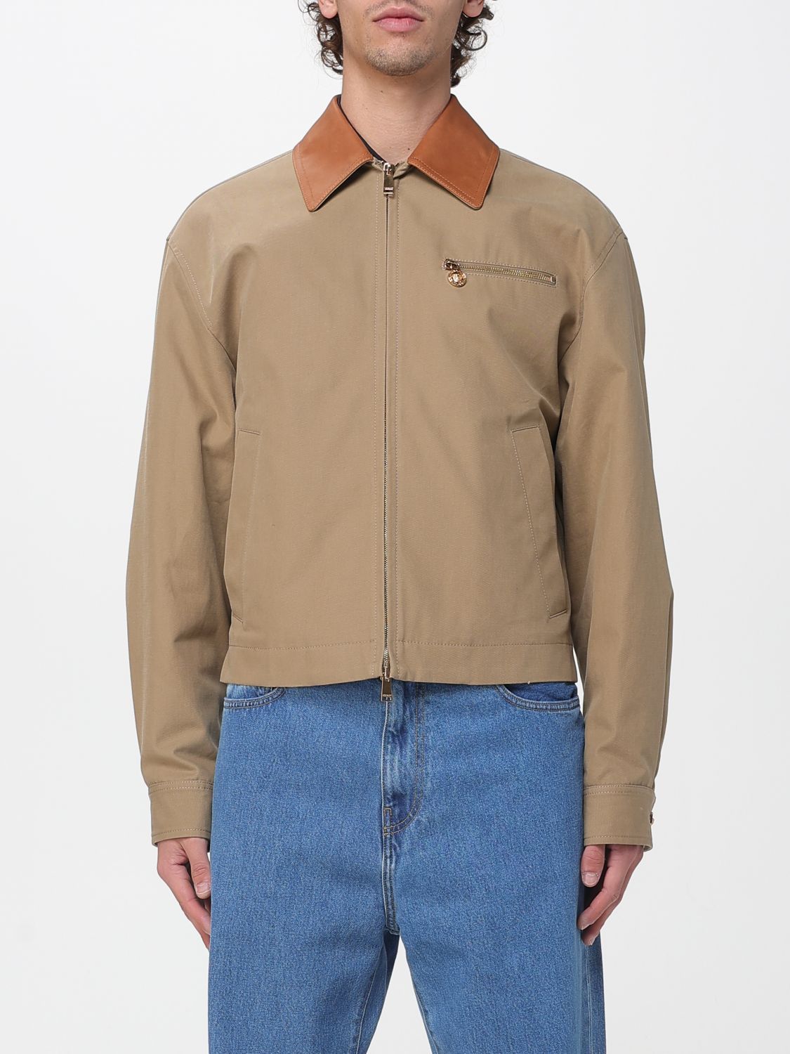 Versace Jacket Men Camel
