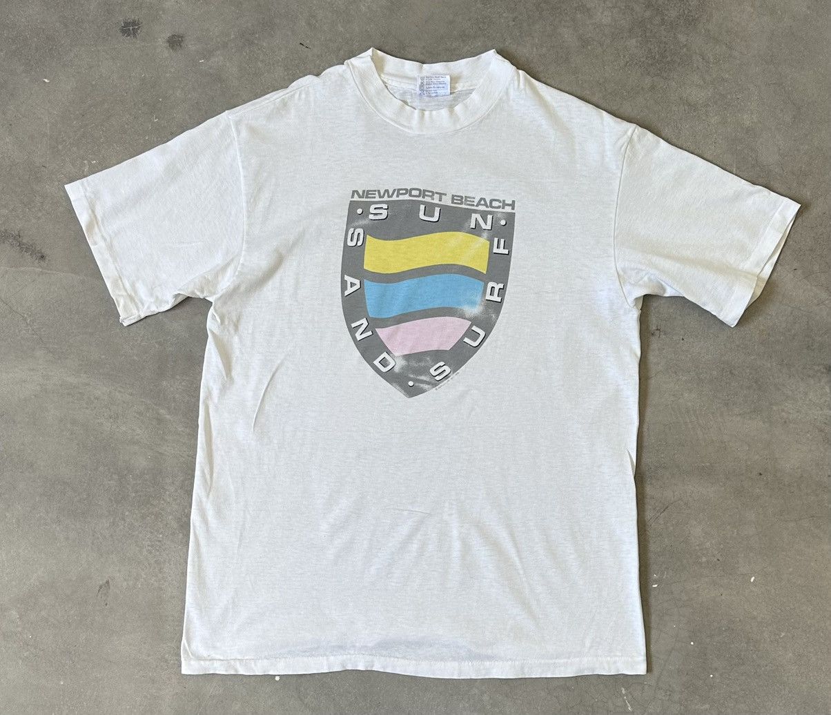 Hanes VINTAGE NEWPORT BEACH SURF TEE Size US M / EU 48-50 / 2 - 1 Thumbnail