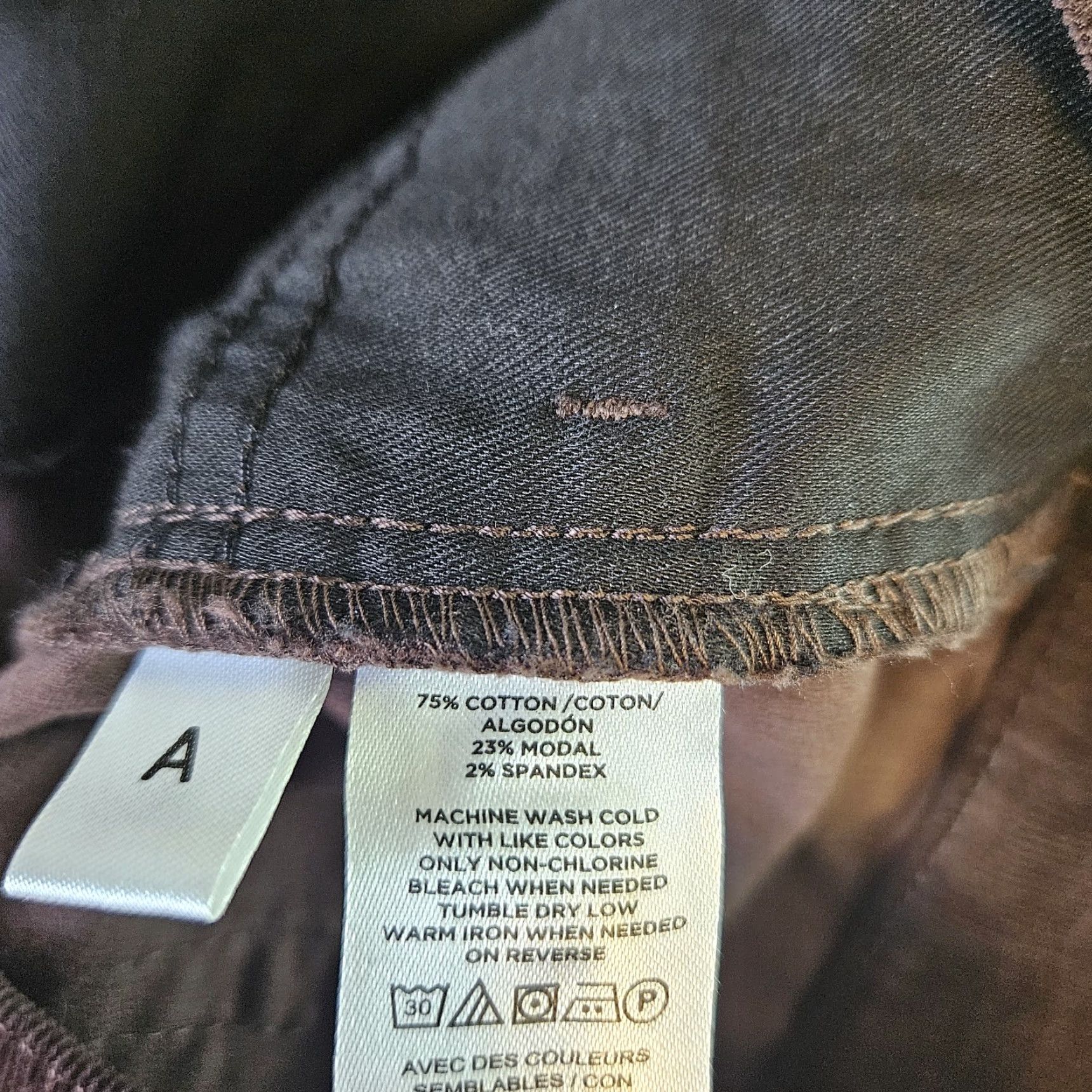 Loft Ann Taylor LOFT Womens Slim Flare Corduroy Pants Sz 18 Brown High Rise Size 40" / US 18 - 7 Thumbnail