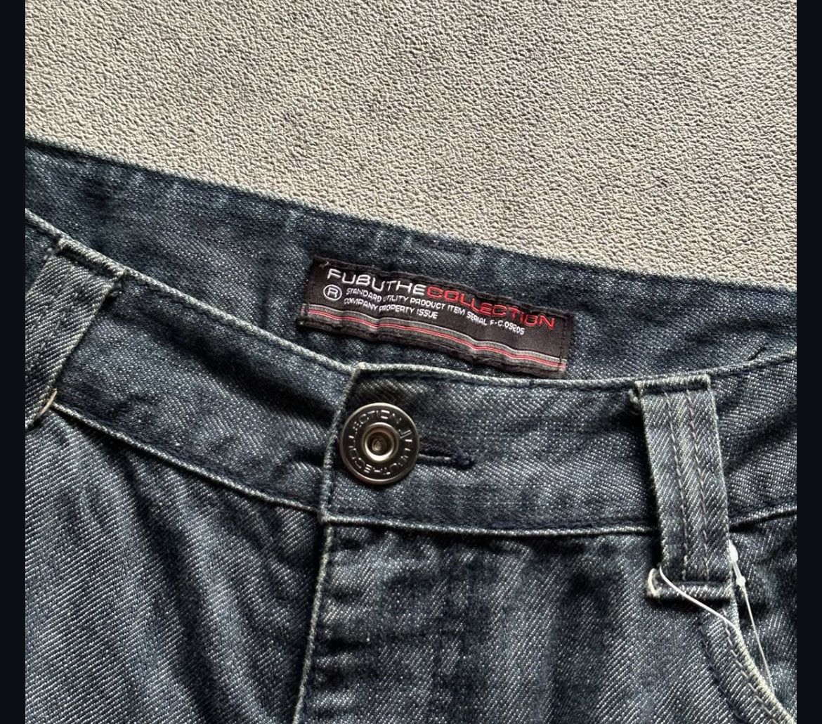 Japanese Brand 2000s Fubu Embroidery Ifsix Baggy Wash Jeans y2k Lgb Size US 36 / EU 52 - 5 Thumbnail