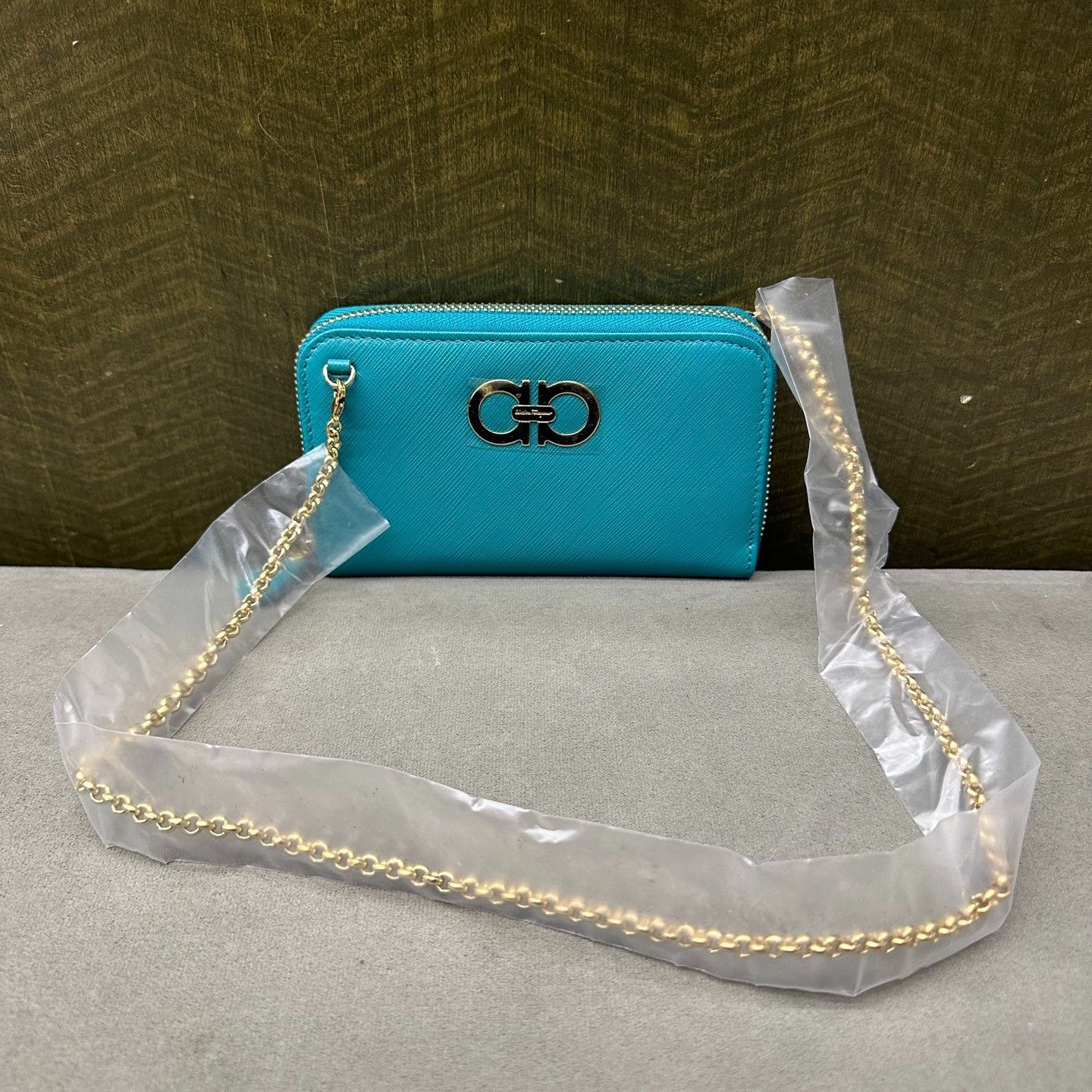 Salvatore Ferragamo Ferragamo Blue Small Crossbody Bag Size ONE SIZE - 1 Thumbnail