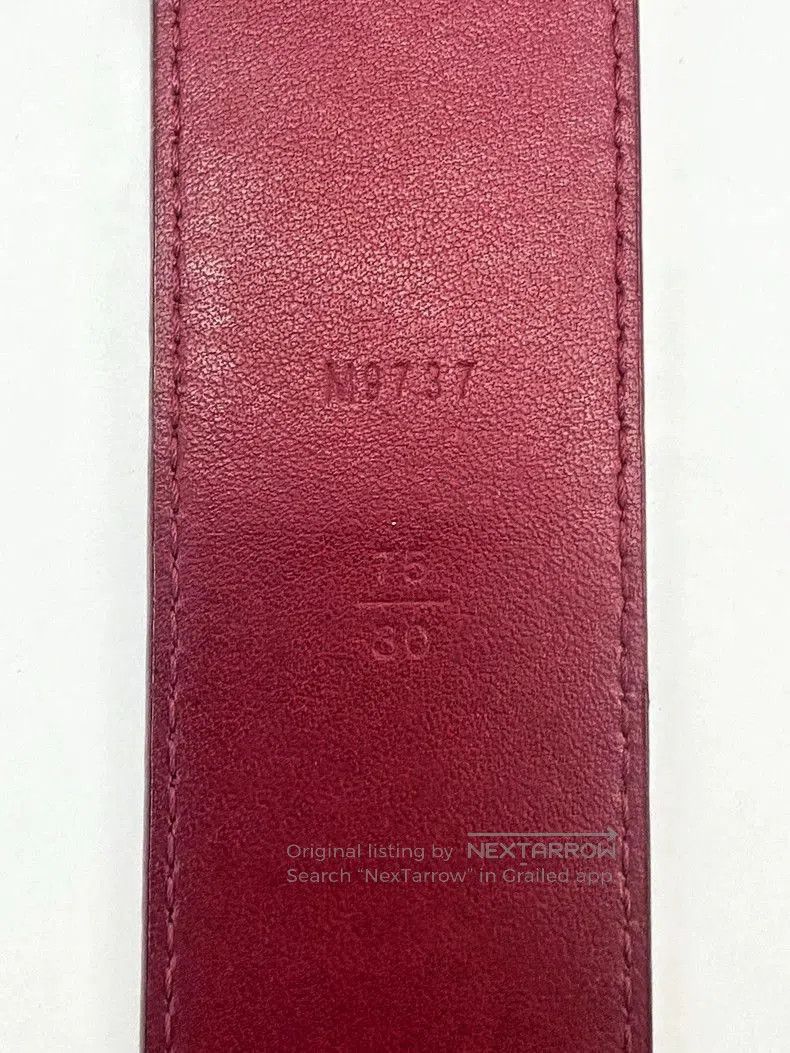 Louis Vuitton louis vuitton leather belt in fuchsia. Size ONE SIZE - 9 Thumbnail