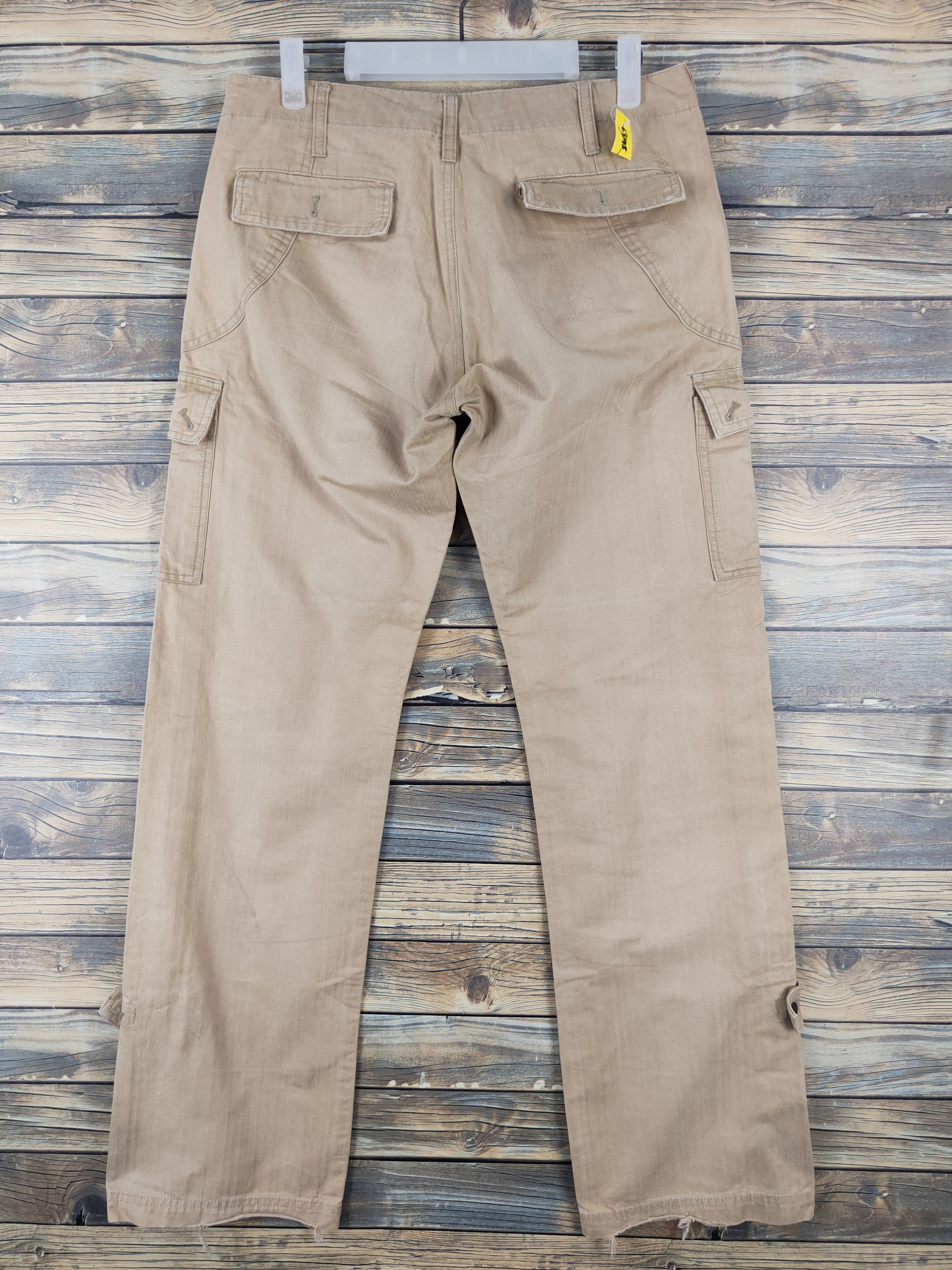 Japanese Brand A.v.v Homme Brown Multipocket Tactical Cargo Pants #W1783 Size US 32 / EU 48 - 7 Thumbnail