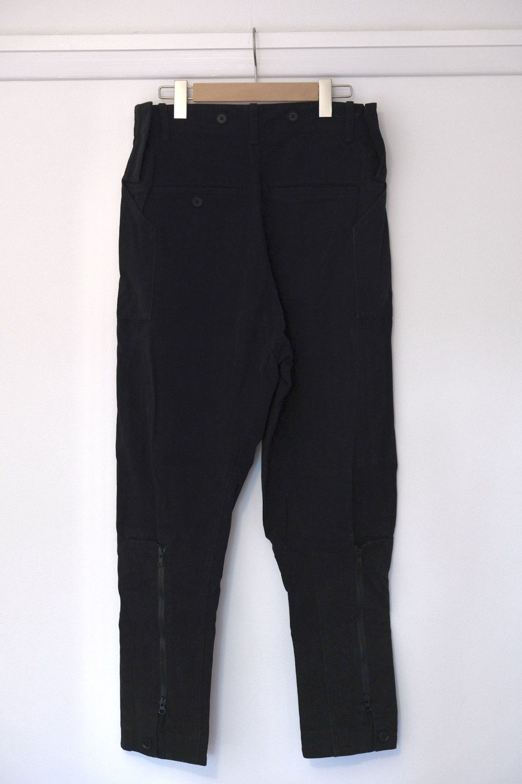 Yohji Yamamoto Yohji Yamamoto pour homme drop crotch calf zipper Sz 2 Size US 32 / EU 48 - 2 Thumbnail