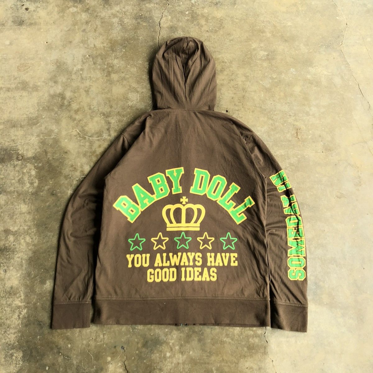 Hysteric Glamour 2000s Baby Doll Reversible Ziphoodie Brown/Striped Lgb Size US M / EU 48-50 / 2 - 8 Thumbnail