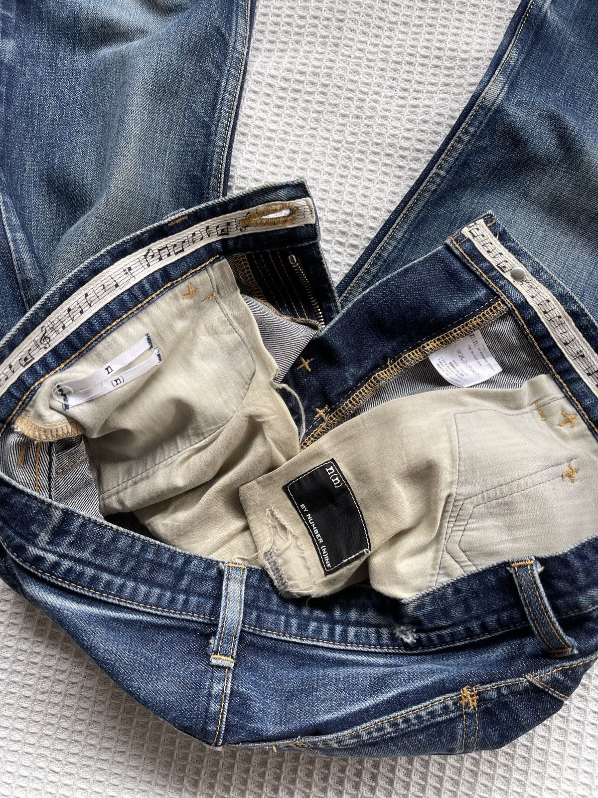 Number (N)ine Rare🔥Vintage Number (N)ine Jeans Size US 30 / EU 46 - 8 Thumbnail