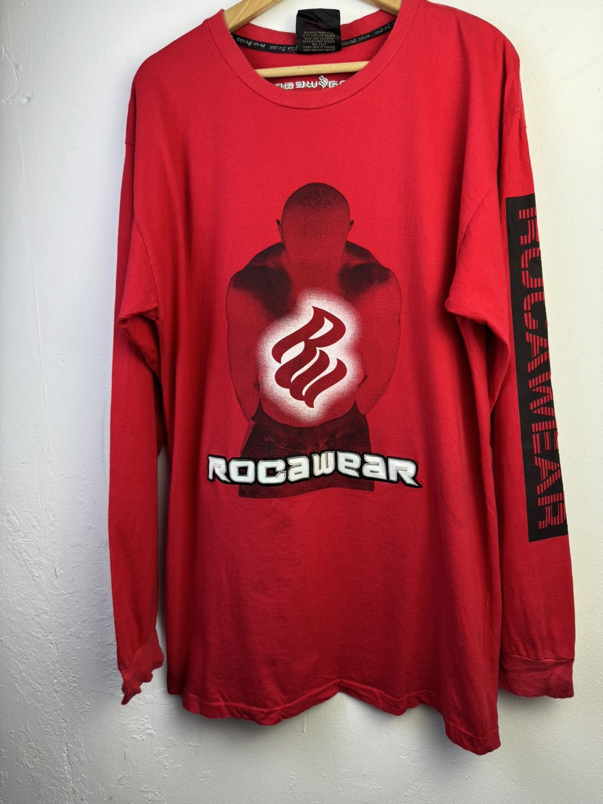 Rocawear vintage Rocawear men's long-sleeve t-shirt Size US XL / EU 56 / 4 - 3 Thumbnail
