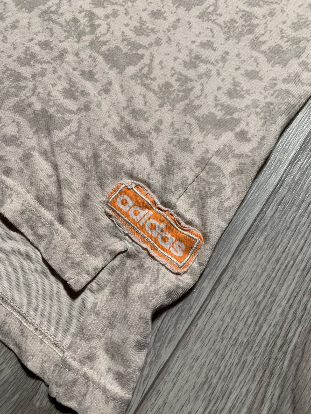 Adidas × Vintage Vintage Adidas 90’s Spider Logo Monogram Loose Fit T-Shirt Size US M / EU 48-50 / 2 - 4 Thumbnail