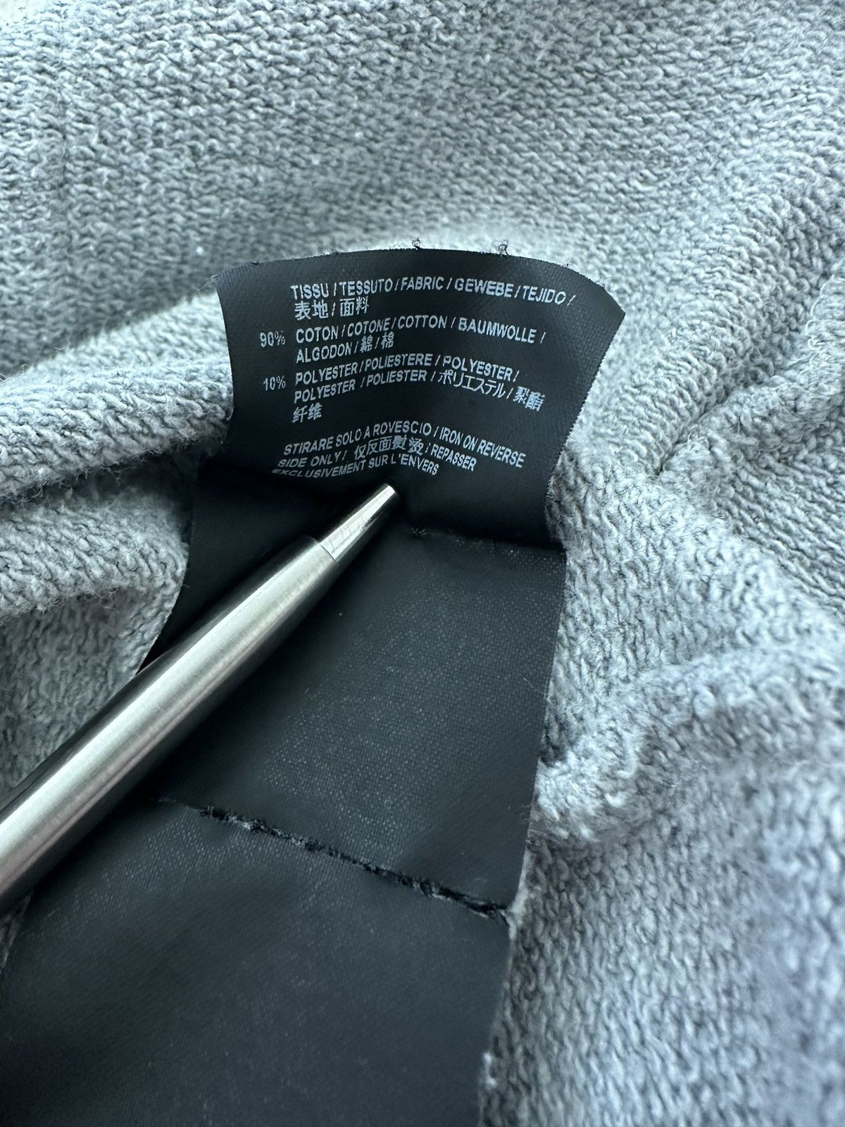 Saint Laurent Paris $990 Saint Laurent Rive Gauche logo hoodie rare XXL grey Size US XXL / EU 58 / 5 - 11 Thumbnail