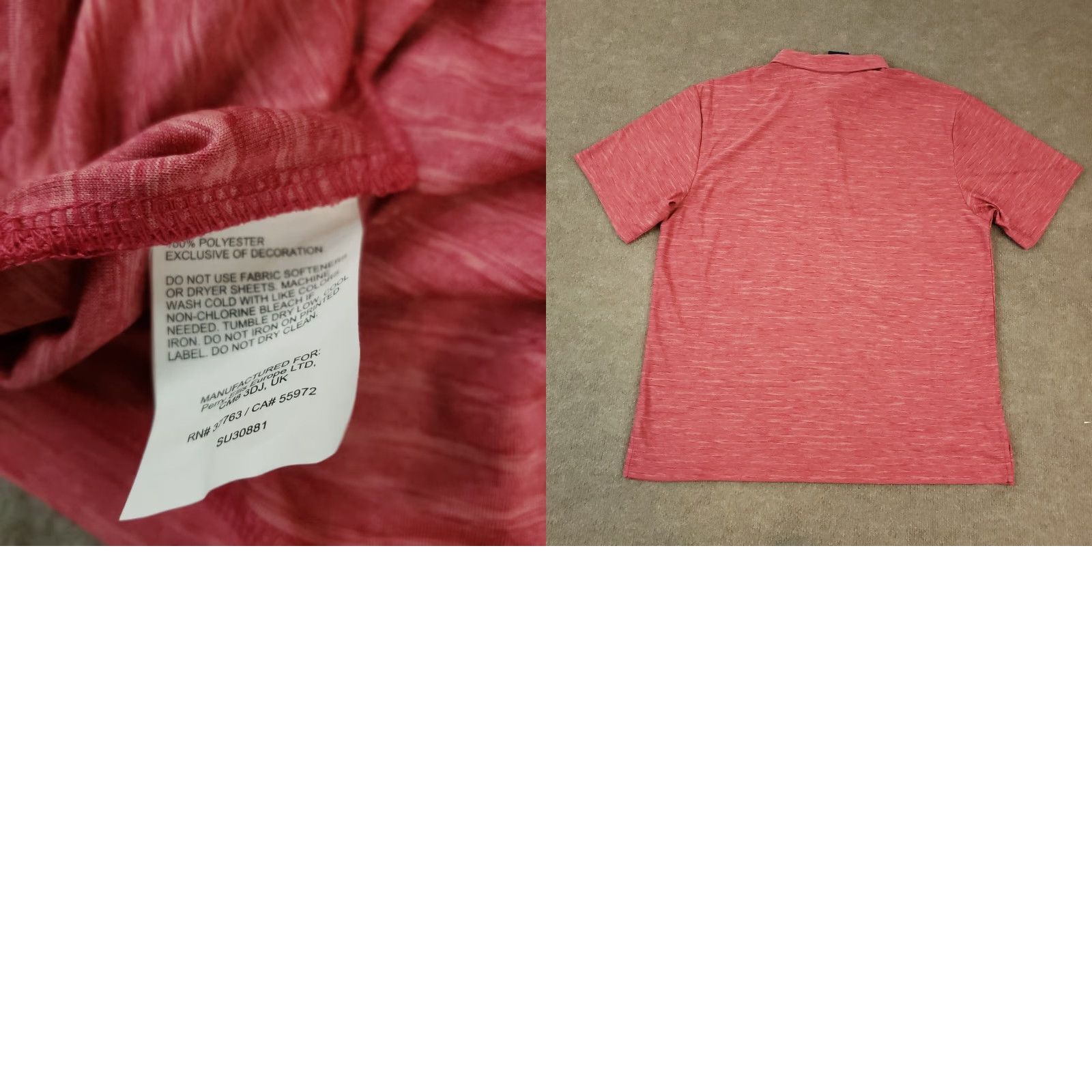 Vintage Nike Jack Nicklaus Polo Shirt Mens L Red Short Sleeve Golf Casual Outdoors Size US L / EU 52-54 / 3 - 8 Thumbnail