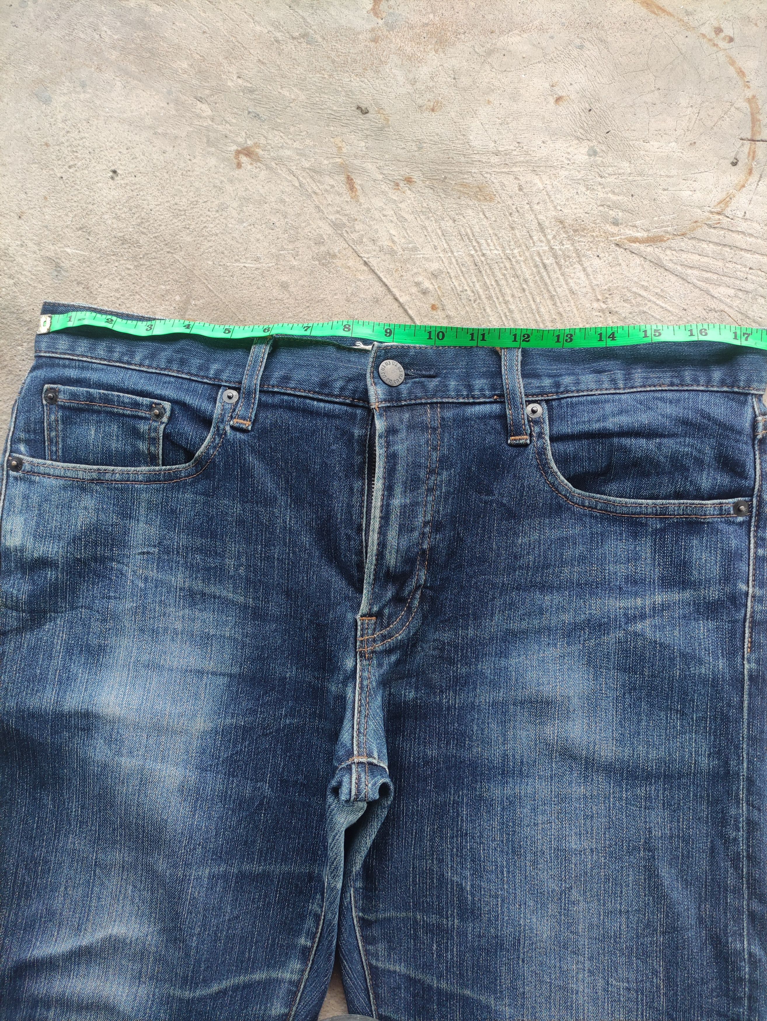 Japanese Brand Vintage Japanese Jean Distressed Faded Denim Size US 36 / EU 52 - 6 Thumbnail