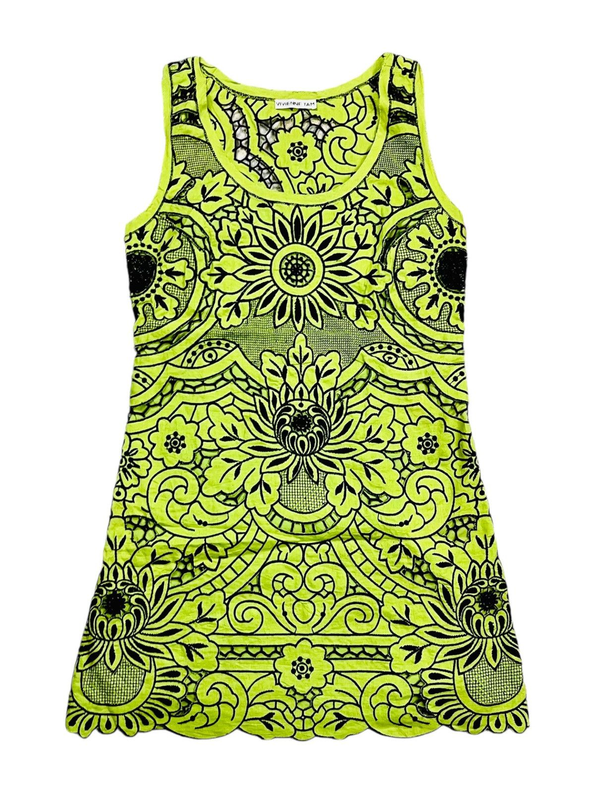 Designer 1990s Vivienne Tam - LSD Flower Top Size M / US 6-8 / IT 42-44 - 1 Thumbnail