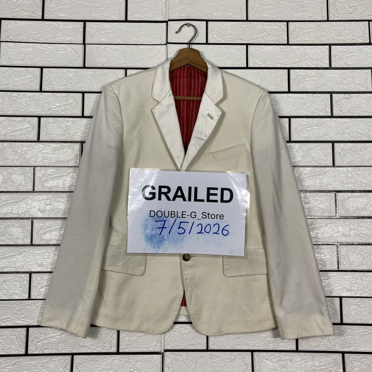 Hysteric Glamour 📌Vintage Chore Jacket Tornado Mart Lining Striped Size US L / EU 52-54 / 3 - 1 Thumbnail