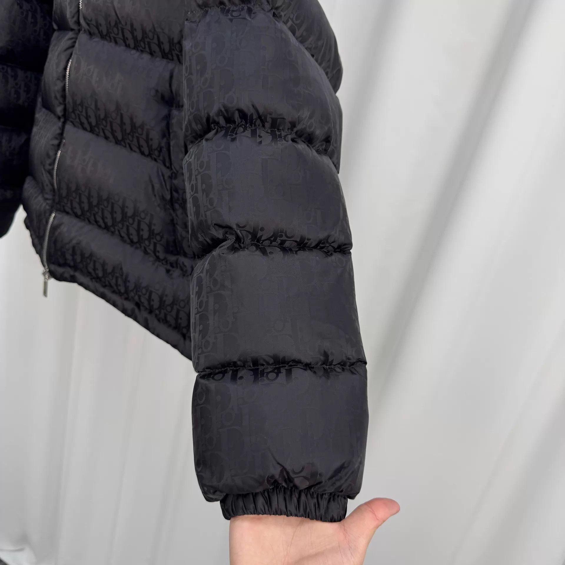 Dior Dior black Oblique allover down coat EU54 99 new Size US L / EU 52-54 / 3 - 4 Thumbnail