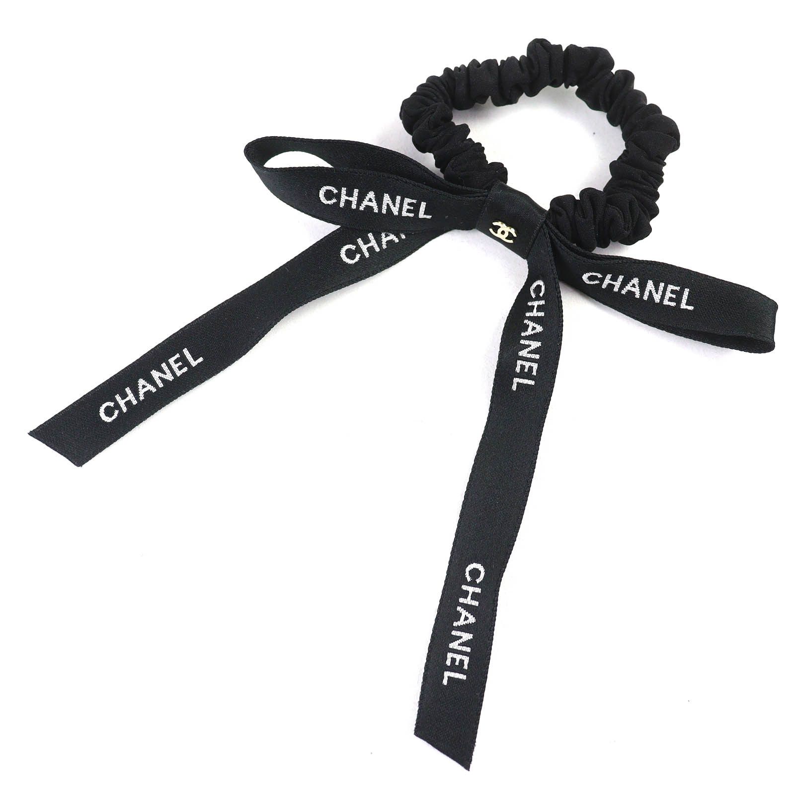Chanel Chanel Chanel COCO Mark Logo Ribbon Scrunchie Hair Accessory Plastic Other DUTY FREE for USA Size ONE SIZE - 1 Thumbnail