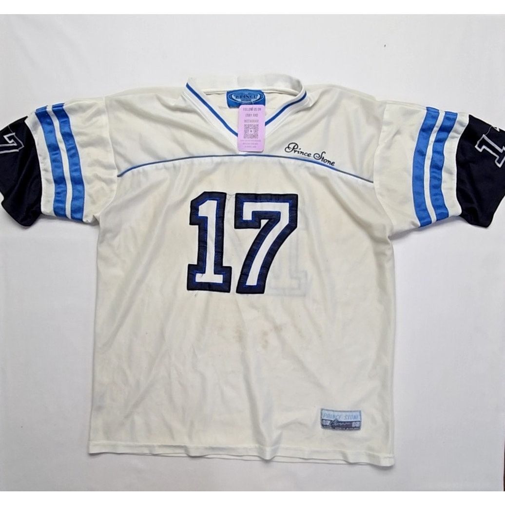 Prince Vintage Denver Prince Stone Jersey #17 White XL Sports Shirt Size US XL / EU 56 / 4 - 1 Thumbnail